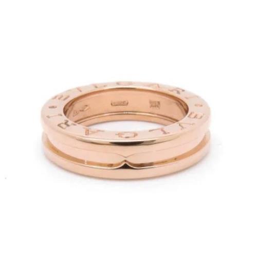 Pre-owned Rose Gold rings Bvlgari Vintage , Yellow , Unisex