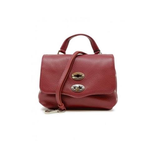 Rode Leren Handtas Opera Stijl Zanellato , Red , Dames