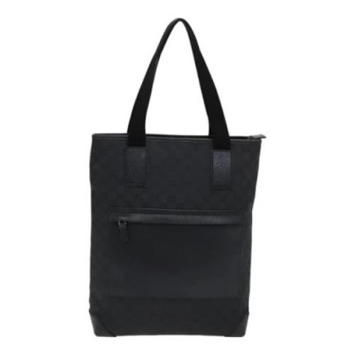 Pre-owned Canvas totes Gucci Vintage , Black , Dames