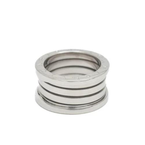 Pre-owned White Gold rings Bvlgari Vintage , Gray , Dames