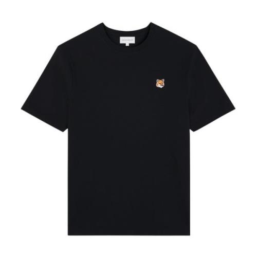 Fox Head Patch T-shirt Maison Kitsuné , Black , Heren