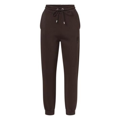 Love Birds Geborduurde Joggers Pinko , Brown , Dames