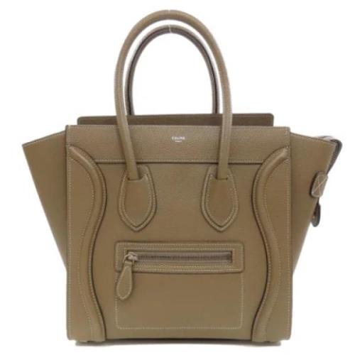 Pre-owned Leather handbags Celine Vintage , Brown , Dames