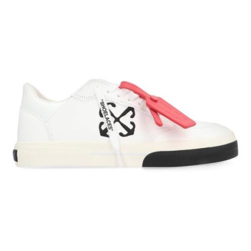 Leren lage sneakers met bedel Off White , White , Dames