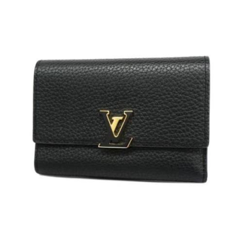 Pre-owned Fabric wallets Louis Vuitton Vintage , Black , Dames