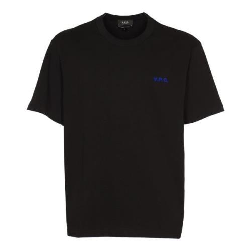 Zwart T-shirt en Polo Box VPC A.p.c. , Black , Heren