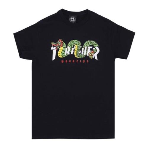 Zwarte Azteek Tee Heren T-shirt Thrasher , Black , Heren