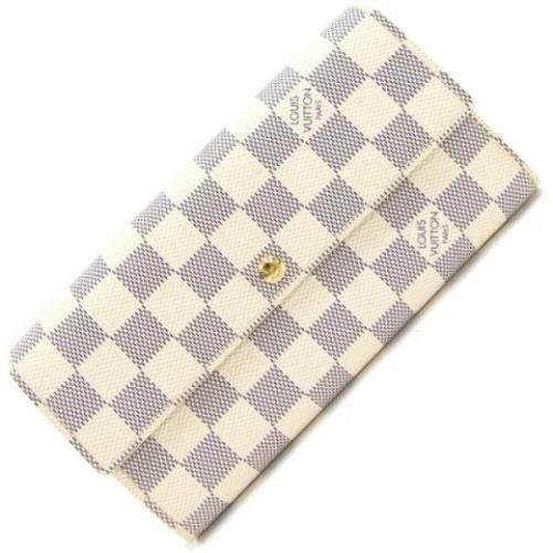 Pre-owned Fabric wallets Louis Vuitton Vintage , Beige , Dames