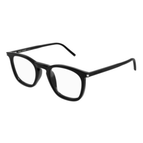 Klassieke Zwarte Leren Schoudertas Saint Laurent , Black , Unisex