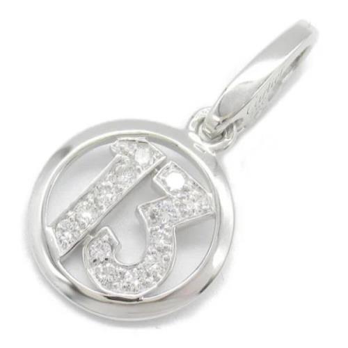 Pre-owned White Gold necklaces Cartier Vintage , Gray , Dames