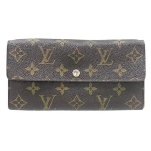 Pre-owned Fabric wallets Louis Vuitton Vintage , Brown , Dames