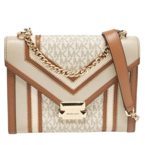 Pre-owned Canvas shoulder-bags Michael Kors Pre-owned , Beige , Dames