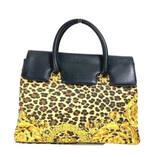 Pre-owned Fabric handbags Versace Pre-owned , Yellow , Dames