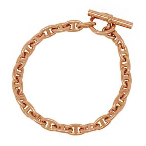 Pre-owned Rose Gold bracelets Hermès Vintage , Yellow , Dames