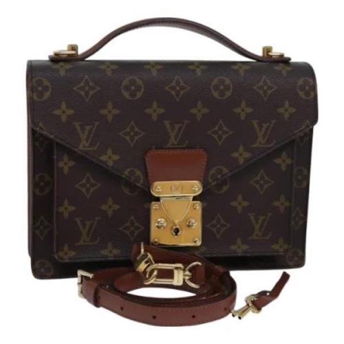 Pre-owned Canvas louis-vuitton-bags Louis Vuitton Vintage , Brown , Da...