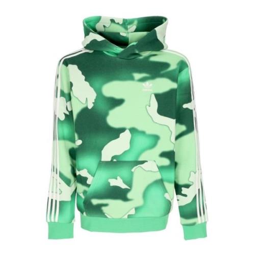 Camo Print Hoodie Groen Adidas , Green , Heren