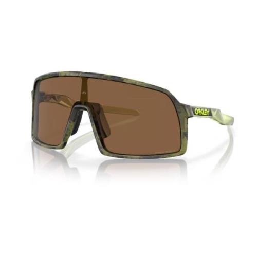 Sportieve Wraparound Zonnebril Prizm Technologie Oakley , Green , Unis...