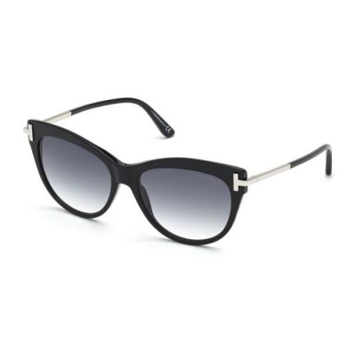 Stijlvolle zonnebril voor de zomer Tom Ford , Black , Dames