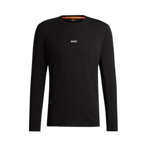 Stijlvol T-shirt voor mannen Boss Orange , Black , Heren