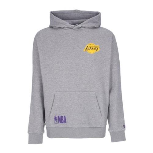 NBA Half Logo Oversized Hoodie New Era , Gray , Heren