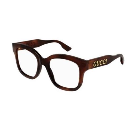 Stijlvolle zonnebril voor modieuze individuen Gucci , Brown , Unisex