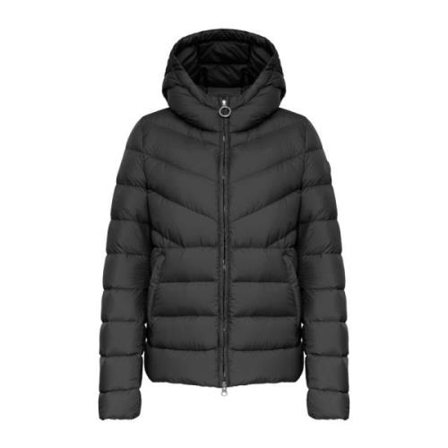 Winter Hooded Jack met gewatteerd ontwerp Colmar , Black , Dames