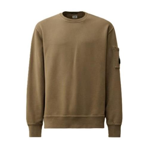 Beige Geborstelde Sweater C.p. Company , Beige , Heren