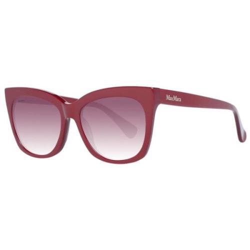 Bourgondië Vrouwen Zonnebril Vlinder Stijl Max Mara , Red , Dames