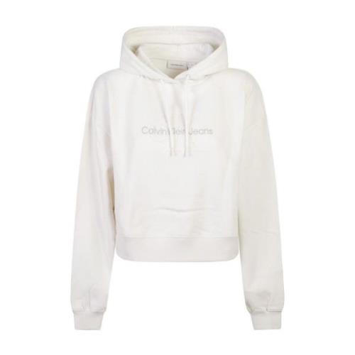 Witte Sweater Collectie Calvin Klein Jeans , White , Dames