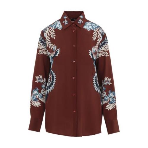 Bruine Shirts voor Vrouwen Aw24 Etro , Brown , Dames