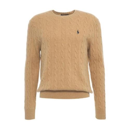 Beige Gebreide Kleding Aw24 Stijlvol Comfortabel Ralph Lauren , Beige ...