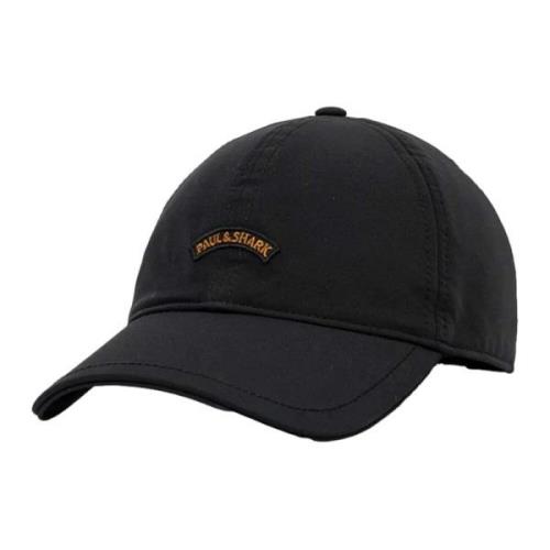 Baseball Cap Moon Badge Zwart Paul & Shark , Black , Heren