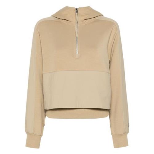 Gemengde media hoodie Moose Knuckles , Beige , Dames