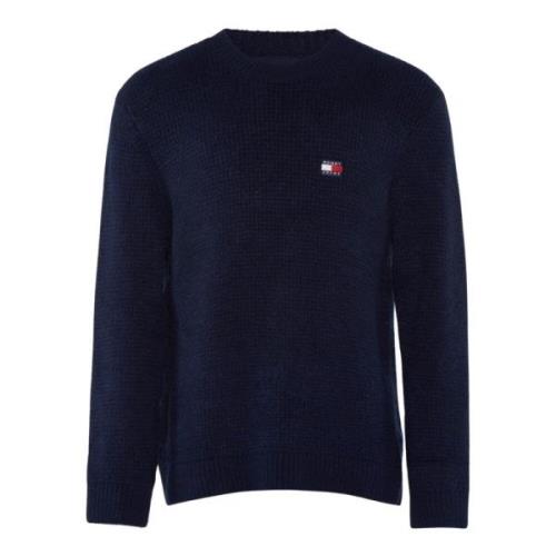 Blauwe Herentrui Tommy Hilfiger , Blue , Heren