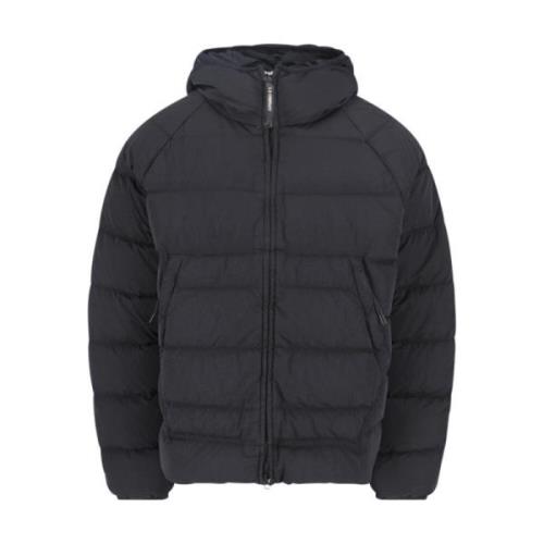 Down Jackets C.p. Company , Black , Heren