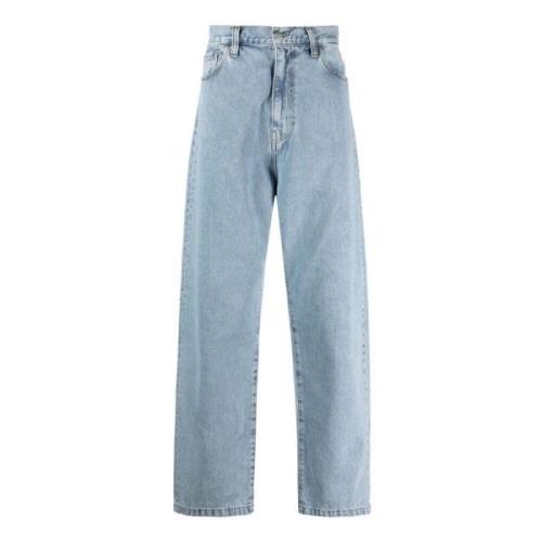 Klassieke Blauwe Katoenen Jeans Carhartt Wip , Blue , Heren