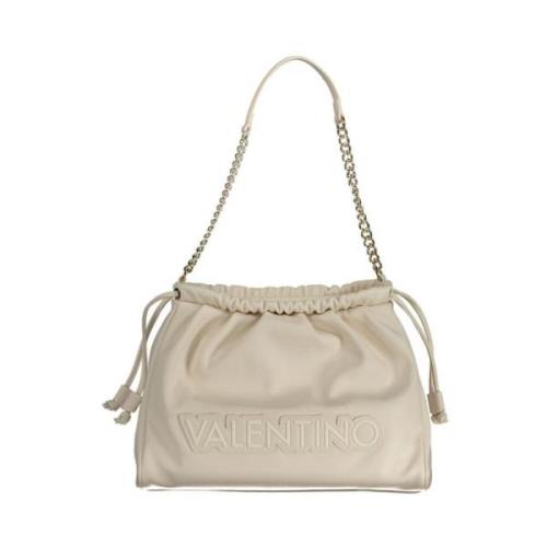 Beige Handtas met Ketting Schouderband Valentino by Mario Valentino , ...