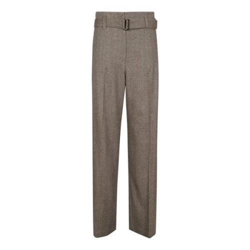 Luxe Bruine Broek Aw24 Brunello Cucinelli , Brown , Dames