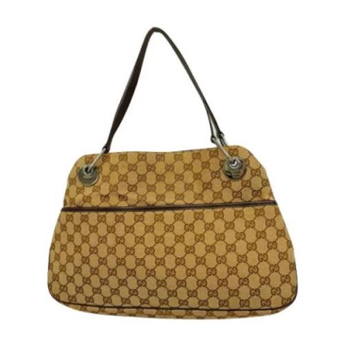 Pre-owned Canvas gucci-bags Gucci Vintage , Brown , Dames