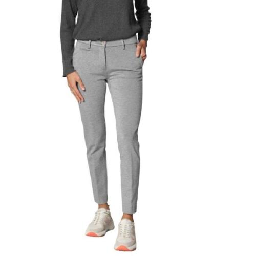 New York Slim Chino Broek Mason's , Gray , Dames