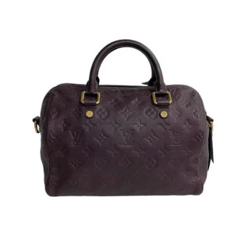 Pre-owned Leather louis-vuitton-bags Louis Vuitton Vintage , Purple , ...