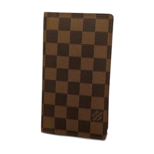 Pre-owned Canvas wallets Louis Vuitton Vintage , Brown , Dames