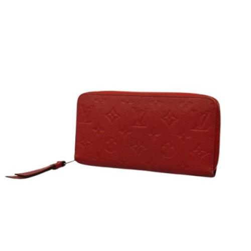 Pre-owned Fabric wallets Louis Vuitton Vintage , Red , Dames