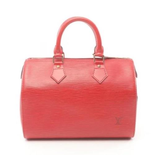 Pre-owned Leather louis-vuitton-bags Louis Vuitton Vintage , Red , Dam...