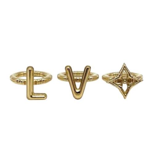 Pre-owned Metal louis-vuitton-jewelry Louis Vuitton Vintage , Yellow ,...