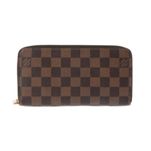 Pre-owned Canvas wallets Louis Vuitton Vintage , Brown , Dames