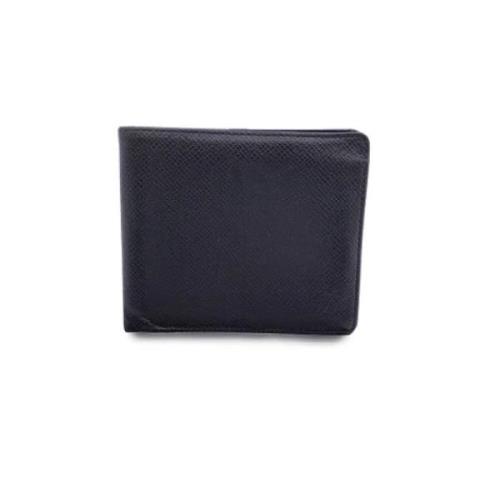 Pre-owned Leather wallets Louis Vuitton Vintage , Black , Dames