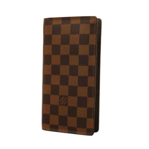 Pre-owned Fabric wallets Louis Vuitton Vintage , Brown , Heren