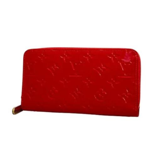 Pre-owned Fabric wallets Louis Vuitton Vintage , Red , Dames