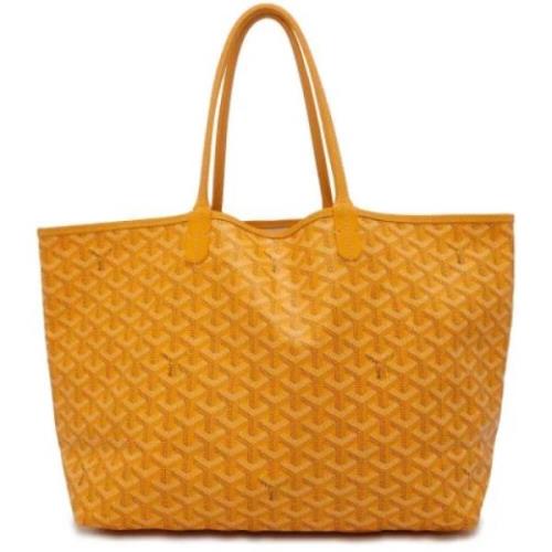 Pre-owned Plastic shoulder-bags Goyard Vintage , Yellow , Dames